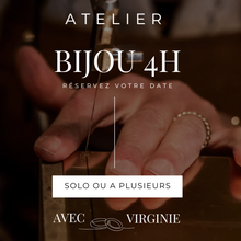 Charger l&#39;image dans la galerie, Atelier de bijouterie (4H) - Je crée une parure de bijoux