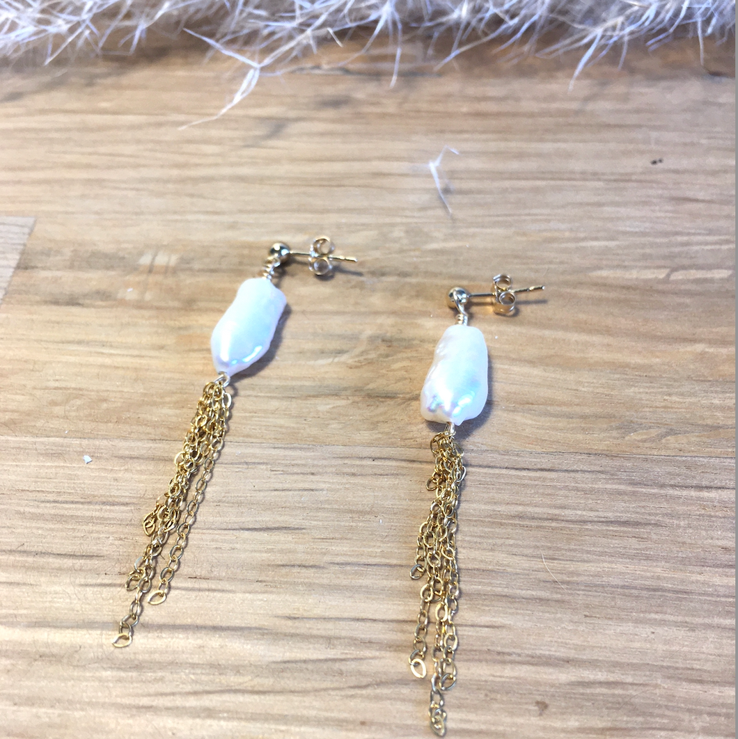 Boucles d'oreilles  Perles 