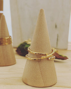 Bague Martelée "Mue"
