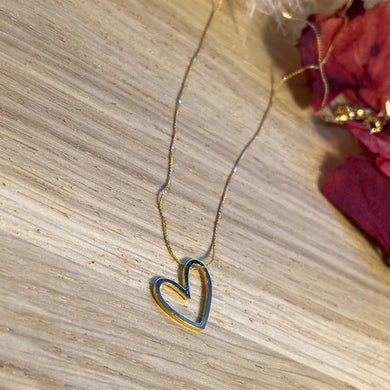 Collier A coeur en veux-tu - Sur un fil