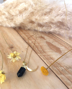 Collier - Pendule Obsidienne