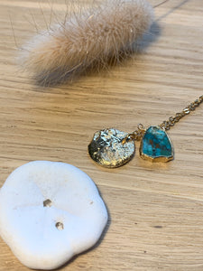 Collier Pose Ton Intention - Turquoise